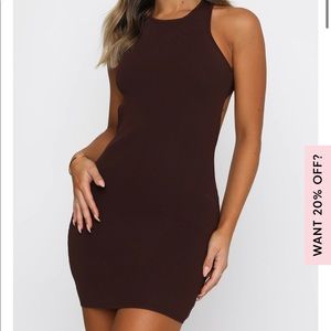 Chocolate brown dress